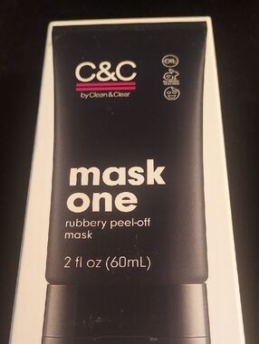 Mask One Rubbery Peel-Off Mask — Black